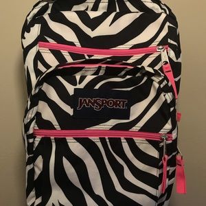 Jansport Zebra Print Backpack
